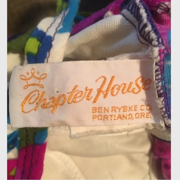 Vintage 1950s Chapter House Floral Pinup Bathing Suit VTG 10 (32) - Picture 11 of 11